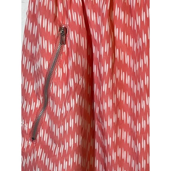 Feathers pink white with green orange blue red design at bottom large READ NEW - Picture 5 of 12